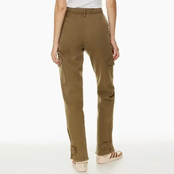 ❌SOLD❌ Wilfred Free Modern Cargo Pant High-waisted cargo pants brown size 8 - Picture 2 of 15